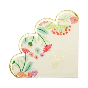 Tea Party Scalloped Napkins (24) - CaringForTots - Professional Baby and Children's Products | Caring for Growth, Caring for Every Moment* Napkins