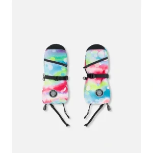 Technical Mittens Printed Multicolor Bubbles by Deux par Deux - CaringForTots - Professional Baby and Children's Products | Caring for Growth, Caring for Every Moment* Winter Accessories