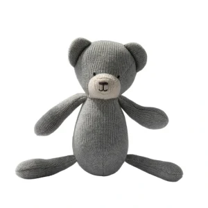Teddy - Light Grey - CaringForTots - Professional Baby and Children's Products | Caring for Growth, Caring for Every Moment* Plushies