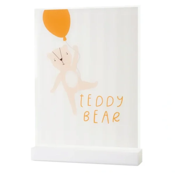 Teddy Bear Acrylic Table Top Sign - CaringForTots - Professional Baby and Children's Products | Caring for Growth, Caring for Every Moment* Table Top Sign