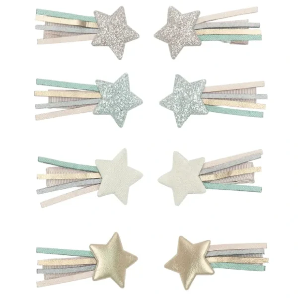 Teeny Shooting Star Mini Clips - CaringForTots - Professional Baby and Children's Products | Caring for Growth, Caring for Every Moment* Keepsakes