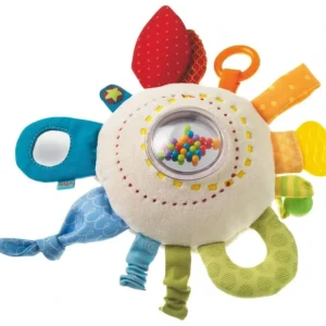 Teether Cuddly Rainbow Round Activity Toy - CaringForTots - Professional Baby and Children's Products | Caring for Growth, Caring for Every Moment* Teethers