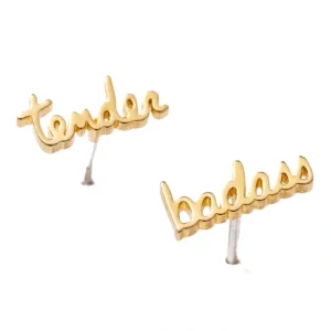 Tender Badass Stud Earrings - CaringForTots - Professional Baby and Children's Products | Caring for Growth, Caring for Every Moment* Earrings