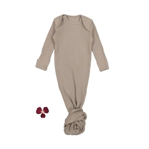 The Baby Gown - Taupe - CaringForTots - Professional Baby and Children's Products | Caring for Growth, Caring for Every Moment* Baby Gown