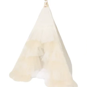 The Ivory Tulle Ruffle Play Tent - CaringForTots - Professional Baby and Children's Products | Caring for Growth, Caring for Every Moment* Play Tents