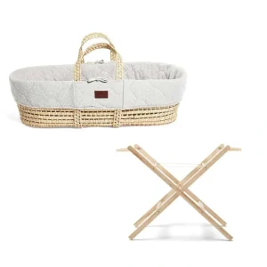 The Little Green Sheep Quilted Moses Basket Bundle - CaringForTots - Professional Baby and Children's Products | Caring for Growth, Caring for Every Moment* Moses Baskets