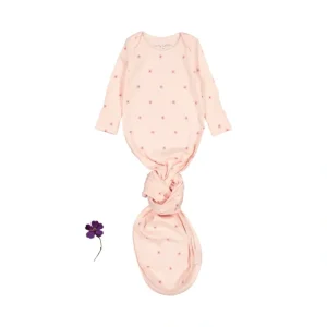 The Printed Baby Gown - Rose Flower - CaringForTots - Professional Baby and Children's Products | Caring for Growth, Caring for Every Moment* Baby Gown