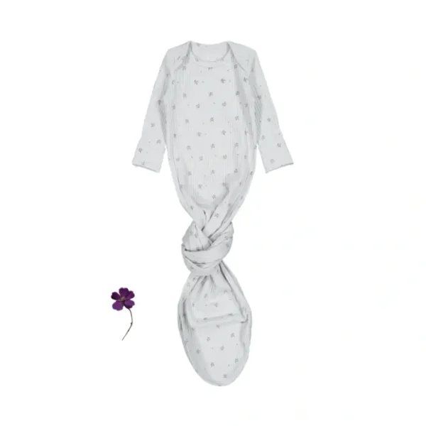 The Printed Baby Gown - Sky Blossom - CaringForTots - Professional Baby and Children's Products | Caring for Growth, Caring for Every Moment* Baby Gown