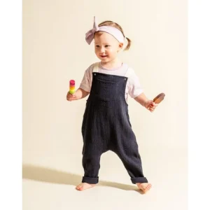 Clothing | The Textured Overall - Pink Cloud - CaringForTots - Professional Baby and Children's Products | Caring for Growth, Caring for Every Moment