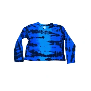 Clothing | Tie Dye Long Sleeve Crew - Royal - CaringForTots - Professional Baby and Children's Products | Caring for Growth, Caring for Every Moment