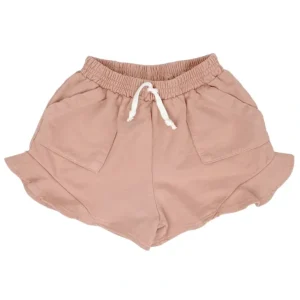 Clothing | Tiny Whales Road Tripper Mineral Blush Sedona Butterfly Short - CaringForTots - Professional Baby and Children's Products | Caring for Growth, Caring for Every Moment