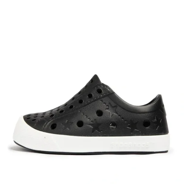 Toddler Perforated Slip On Water Sneakers in Black - Ello - CaringForTots - Professional Baby and Children's Products | Caring for Growth, Caring for Every Moment* Sneakers
