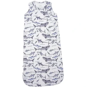 Shop All | 1.5 Tog Sleep Sack - Sharks - CaringForTots - Professional Baby and Children's Products | Caring for Growth, Caring for Every Moment
