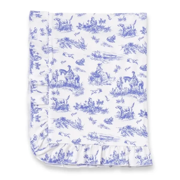 Toile De Jouy Stroller Bamboo Blanket - CaringForTots - Professional Baby and Children's Products | Caring for Growth, Caring for Every Moment* Baby Blankets