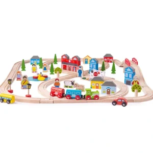 Town And Country Train Set - CaringForTots - Professional Baby and Children's Products | Caring for Growth, Caring for Every Moment* Play Vehicles