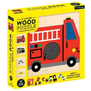 Transportation 4 Layer Wood Puzzle - CaringForTots - Professional Baby and Children's Products | Caring for Growth, Caring for Every Moment* Books