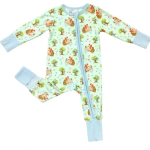 Tree House Party Convertible Footie (nb-24m) - CaringForTots - Professional Baby and Children's Products | Caring for Growth, Caring for Every Moment* Footie Pajamas