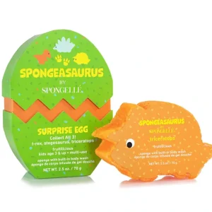 Triceratops Dinosaur Buffer - CaringForTots - Professional Baby and Children's Products | Caring for Growth, Caring for Every Moment* Body Wash Infused Buffer