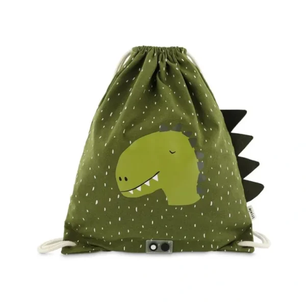 Trixie Drawstring Bag - Mr Dino - CaringForTots - Professional Baby and Children's Products | Caring for Growth, Caring for Every Moment* Children's Backpacks