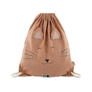 Trixie Drawstring Bag - Mrs Cat - CaringForTots - Professional Baby and Children's Products | Caring for Growth, Caring for Every Moment* Children's Backpacks