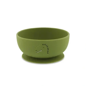 Trixie Silicone Bowl With Suction - Mr Dino - CaringForTots - Professional Baby and Children's Products | Caring for Growth, Caring for Every Moment* Bowls