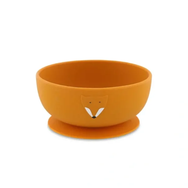 Trixie Silicone Bowl With Suction - Mr Fox - CaringForTots - Professional Baby and Children's Products | Caring for Growth, Caring for Every Moment* Bowls