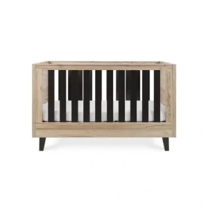 Tutti Bambini Como Cot Bed - Distressed Oak/Slate Grey - CaringForTots - Professional Baby and Children's Products | Caring for Growth, Caring for Every Moment* Cot Beds