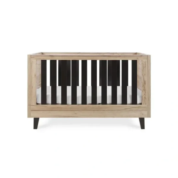 Tutti Bambini Como Cot Bed - Distressed Oak/Slate Grey - CaringForTots - Professional Baby and Children's Products | Caring for Growth, Caring for Every Moment* Cot Beds