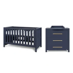 Tutti Bambini Tivoli 2 Piece Room Set - Navy - CaringForTots - Professional Baby and Children's Products | Caring for Growth, Caring for Every Moment* Nursery Sets