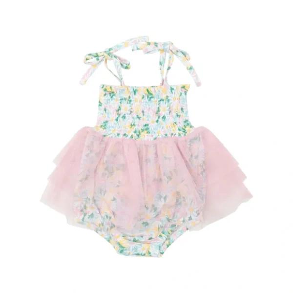 Tutu Bubble - Color Fill Daisies - CaringForTots - Professional Baby and Children's Products | Caring for Growth, Caring for Every Moment* Rompers - Bubble