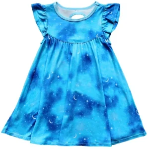 Twilight Stars & Moon Twirling Dress (18-24m) - CaringForTots - Professional Baby and Children's Products | Caring for Growth, Caring for Every Moment* Dresses - Twirl