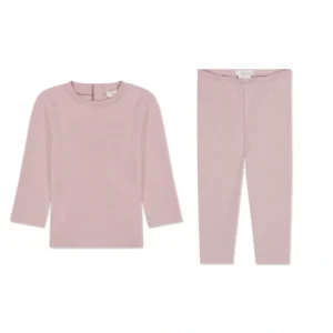 Two Piece Set - Dusty Pink - CaringForTots - Professional Baby and Children's Products | Caring for Growth, Caring for Every Moment* Clothing