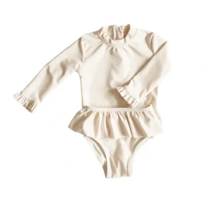 Two Piece Spf Ruffle Swim Set - CaringForTots - Professional Baby and Children's Products | Caring for Growth, Caring for Every Moment* New