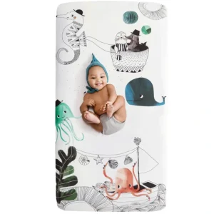 Underwater Love Standard Size Crib Sheet - CaringForTots - Professional Baby and Children's Products | Caring for Growth, Caring for Every Moment* Crib Sheets