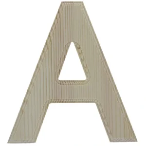 Unfinished Wooden Arial Font Letter A (6.25 Inches) - CaringForTots - Professional Baby and Children's Products | Caring for Growth, Caring for Every Moment* Letters
