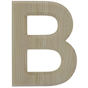 Unfinished Wooden Arial Font Letter B (6.25 Inches) - CaringForTots - Professional Baby and Children's Products | Caring for Growth, Caring for Every Moment* Letters