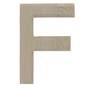 Unfinished Wooden Arial Font Letter F (6.25 Inches) - CaringForTots - Professional Baby and Children's Products | Caring for Growth, Caring for Every Moment* Letters
