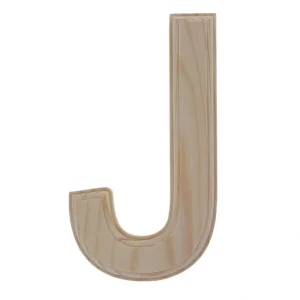 Unfinished Wooden Arial Font Letter J (6.25 Inches) - CaringForTots - Professional Baby and Children's Products | Caring for Growth, Caring for Every Moment* Letters