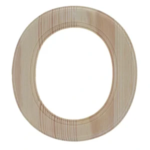 Unfinished Wooden Arial Font Letter O (6.25 Inches) - CaringForTots - Professional Baby and Children's Products | Caring for Growth, Caring for Every Moment* Letters