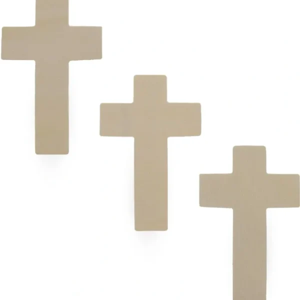 Shop All | 3 Unfinished Wooden Cross Shapes Cutouts Diy Crafts 4.25 Inches - CaringForTots - Professional Baby and Children's Products | Caring for Growth, Caring for Every Moment