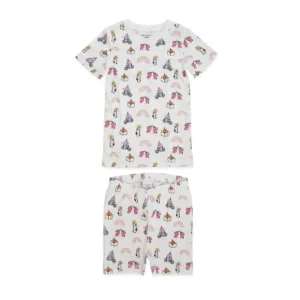 Unicorn Organic Pima Cotton Shorts Pajama Set - CaringForTots - Professional Baby and Children's Products | Caring for Growth, Caring for Every Moment* Pajamas - Short Set