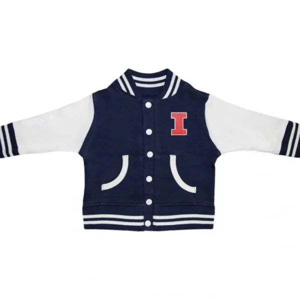 University of Illinois Varsity Jacket - CaringForTots - Professional Baby and Children's Products | Caring for Growth, Caring for Every Moment* Clothing
