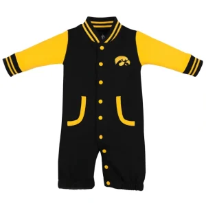Clothing | University of Iowa Varsity Convertible Romper - CaringForTots - Professional Baby and Children's Products | Caring for Growth, Caring for Every Moment