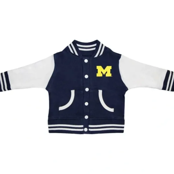 University of Michigan Varsity Jacket - CaringForTots - Professional Baby and Children's Products | Caring for Growth, Caring for Every Moment* Clothing
