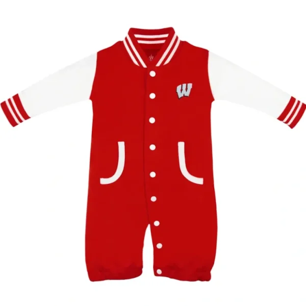 University of Wisconsin Varsity Convertible Romper - CaringForTots - Professional Baby and Children's Products | Caring for Growth, Caring for Every Moment* Clothing