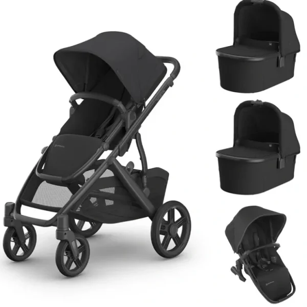UPPAbaby Vista V3 Pushchair - Twin - CaringForTots - Professional Baby and Children's Products | Caring for Growth, Caring for Every Moment* Strollers