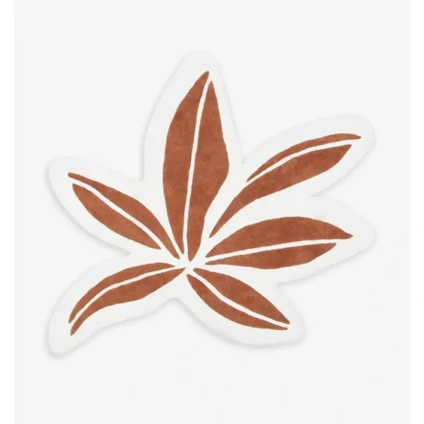 Utan - Rug Child - Tropical Leaf (brown) - CaringForTots - Professional Baby and Children's Products | Caring for Growth, Caring for Every Moment* Home & Garden