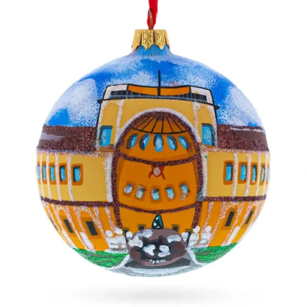 Vatican Museum, Rome Glass Ball Christmas Ornament 4 Inches - CaringForTots - Professional Baby and Children's Products | Caring for Growth, Caring for Every Moment* Christmas Tree Ornaments