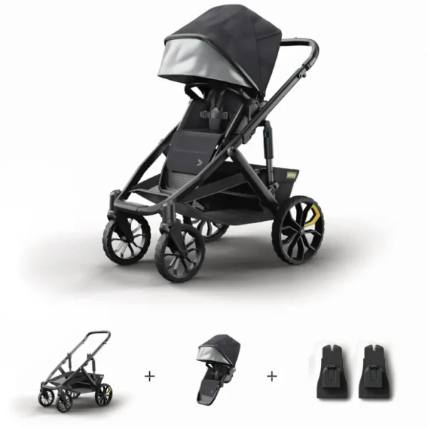 Veer SwitchRoll + UPPAbaby Infant Car Seat Adapter (Switchback Seat, Roll Frame, adapter) - CaringForTots - Professional Baby and Children's Products | Caring for Growth, Caring for Every Moment* Strollers - Single