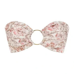 Venecia Floral Tori Ties Bandeau Bikini Top - CaringForTots - Professional Baby and Children's Products | Caring for Growth, Caring for Every Moment* Bikinis